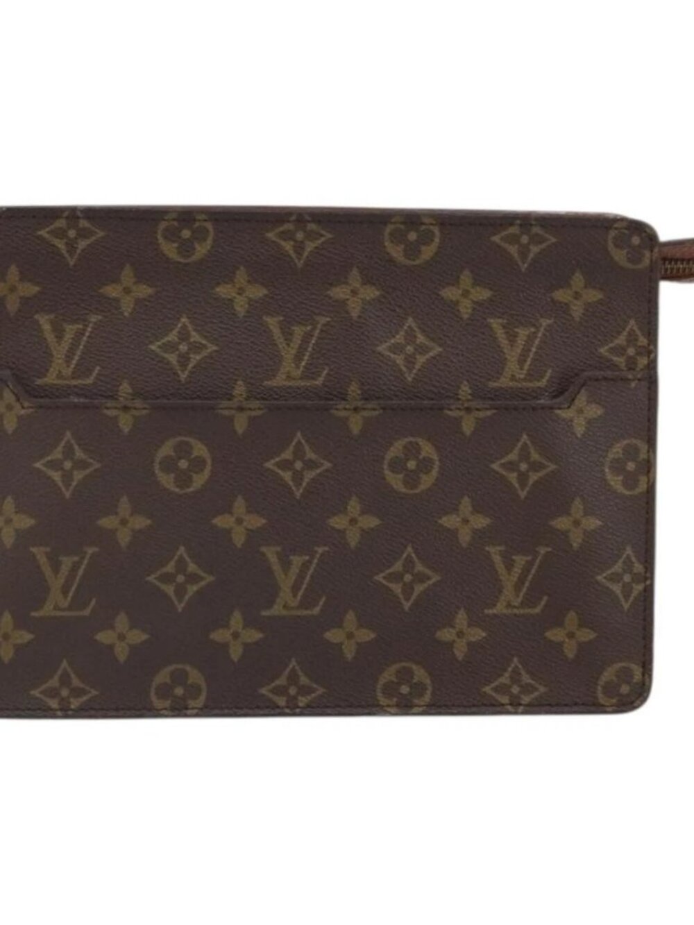 LOUIS VUITTON Monogram Pochette Homme Clutch Bag M51795 LV Auth bs32262 - Picture 2 of 16